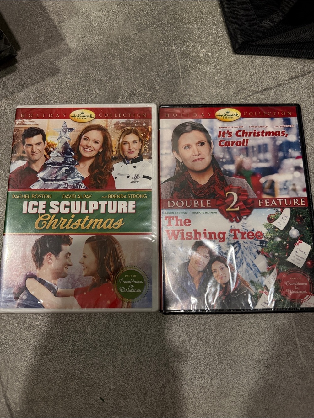 Hallmark Holiday Collection DVDs - Green, Red, White Covers